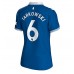 Everton James Tarkowski #6 Dámské Domácí Dres 2023-24 Krátkým Rukávem